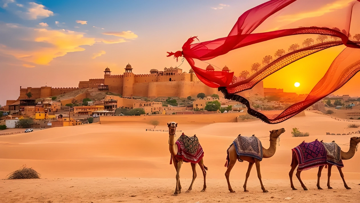 Detailed travel itinerary table for Royal Rajasthan, outlining daily activities, key attractions, and cultural experiences.